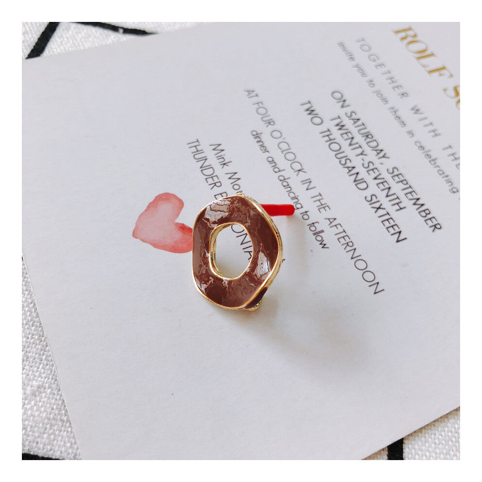 4 pieces - jewelry diamond earrings accessories Korea alloy hanging pendant pendant earrings earrings materials