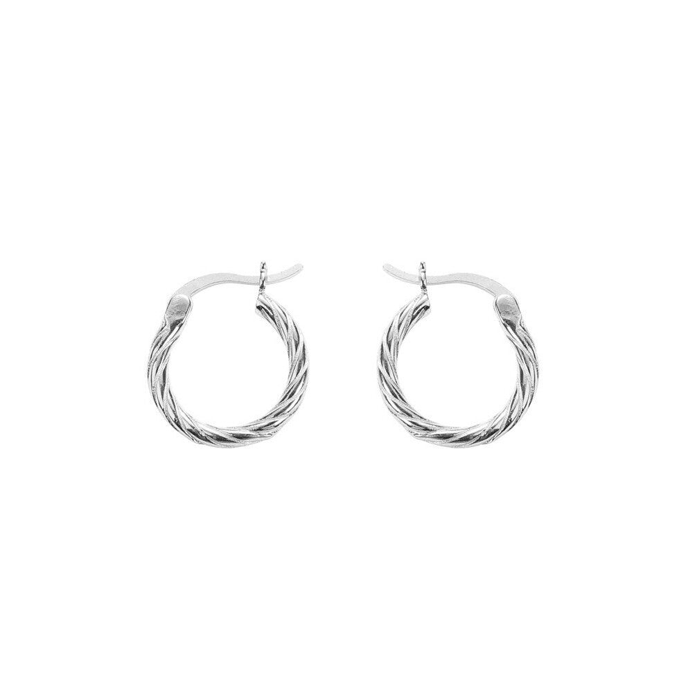 S'STEEL 925 Sterling Silver Hoops Earrings For Women Minimalist Gothic Piercing Earring Accessories Fine Jewelry