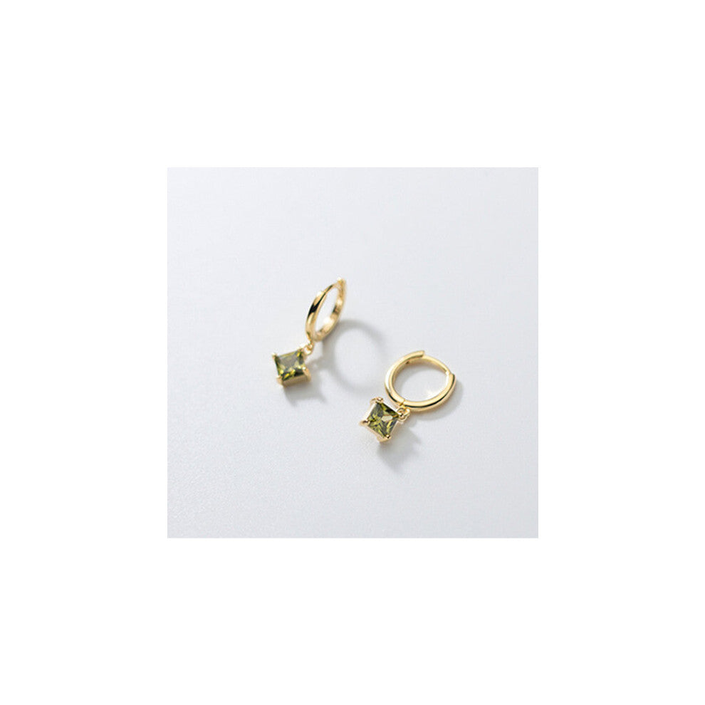 100% 925 Sterling Silver Hoop Earrings Multicolor Huggie Ear Hoops Piercing Circle Earrings For Woman Girls Daughter