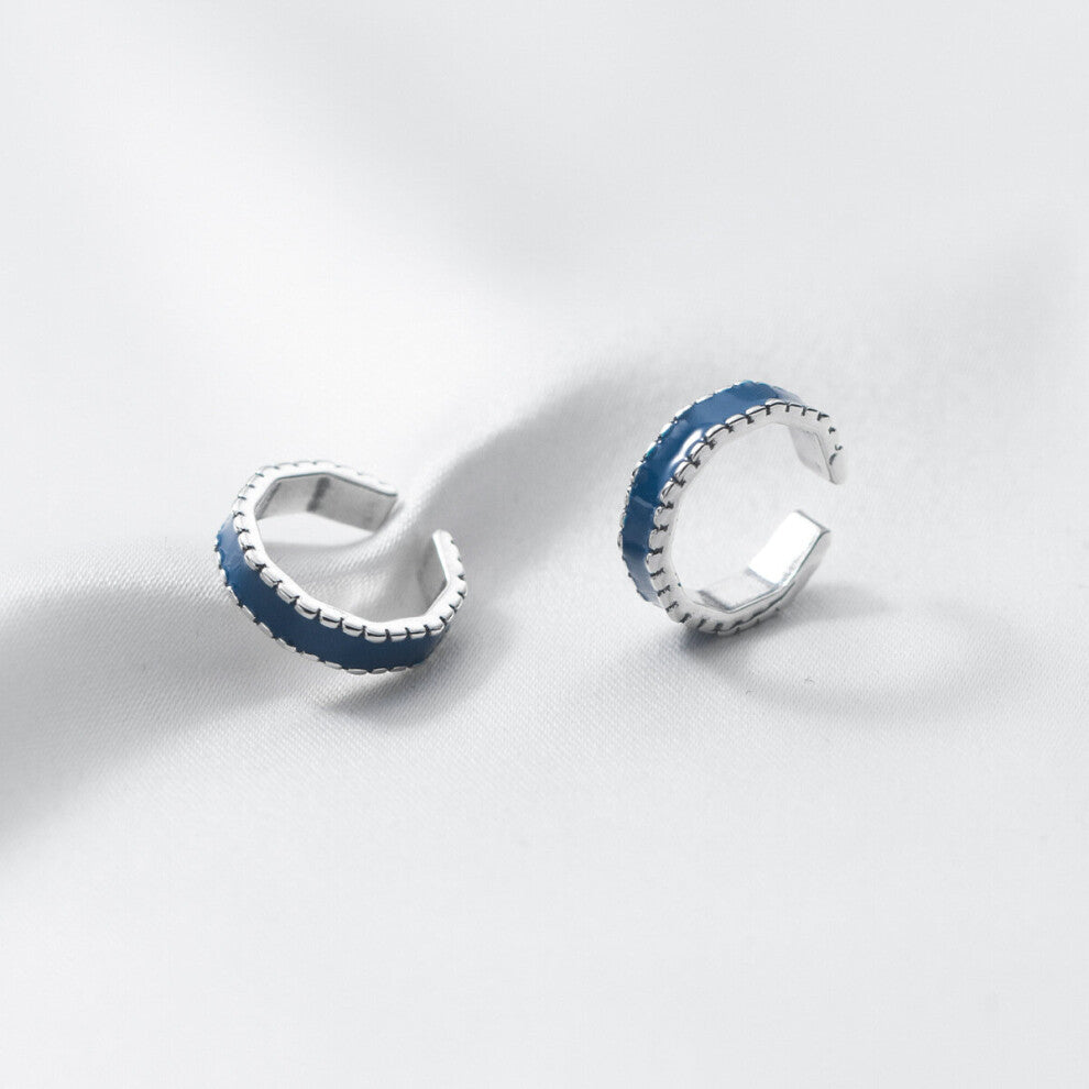 925 Sterling Silver Ear Cuffs Arc Non-pierced Cartilage Earrings Hypoallergenic Jewelry for Women