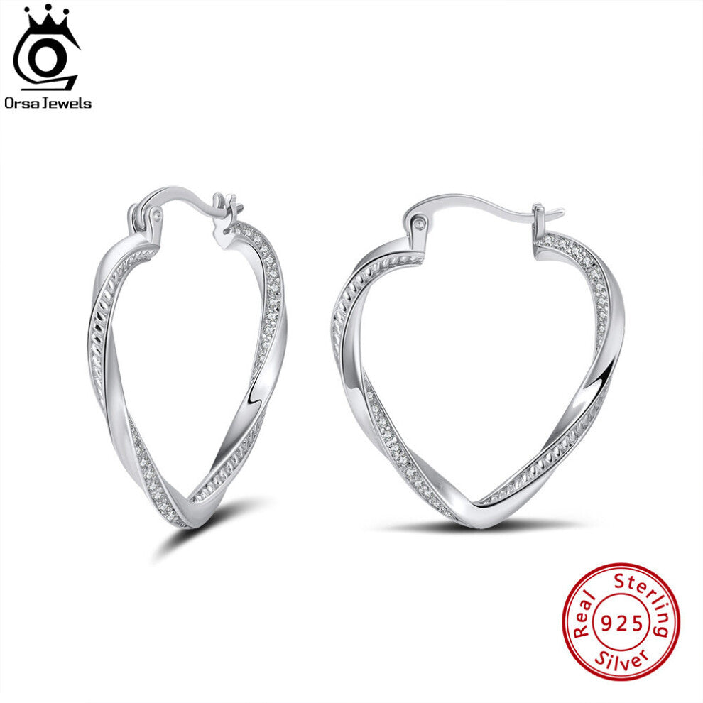 Large Big Hoop Earrings for Women 14K over Silver Dainty Classic Round Huggie Hoops Jewelry Gift SE353