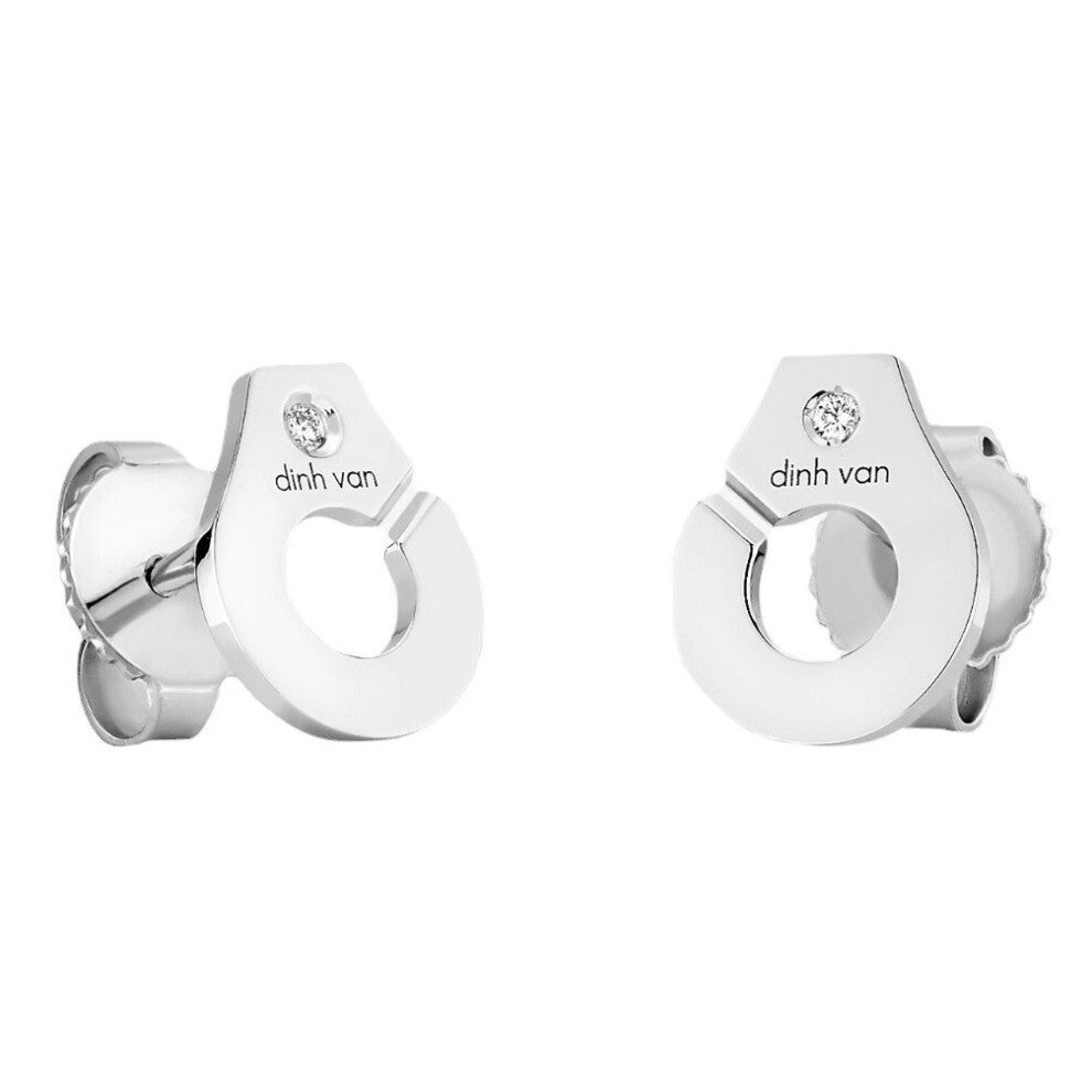 French Pour Femme Jewelry 925 Sterling Silver Handcuff Earrings Women's Party Favor 925 Sterling Silver Bracelet Menottes Bijoux