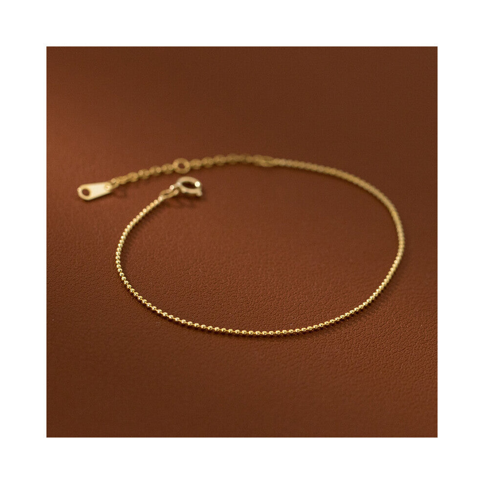 925 Sterling Silver Classic Beads Bracelets&Bangle for Women Teenager Daily Life Creative Jewelry Accessories