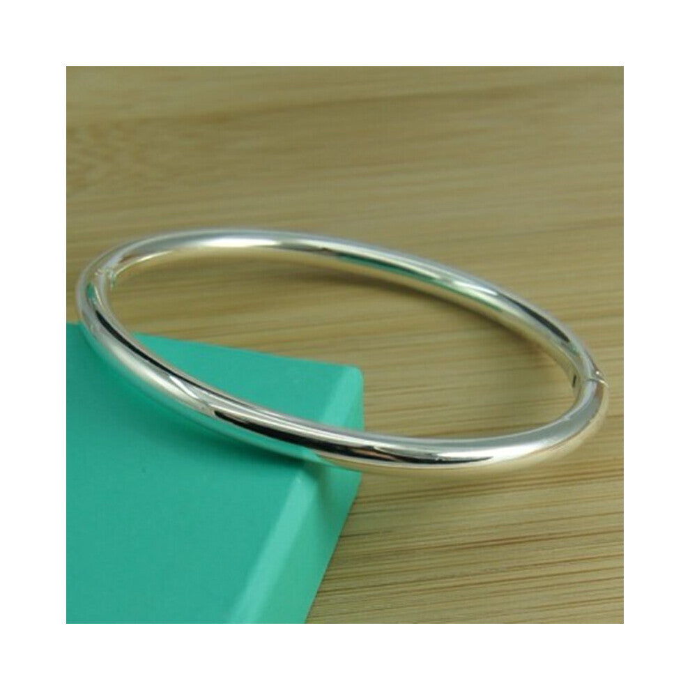 925 Sterling Silver Bracelet Glossy Bracelet For Women Jewelry Gift