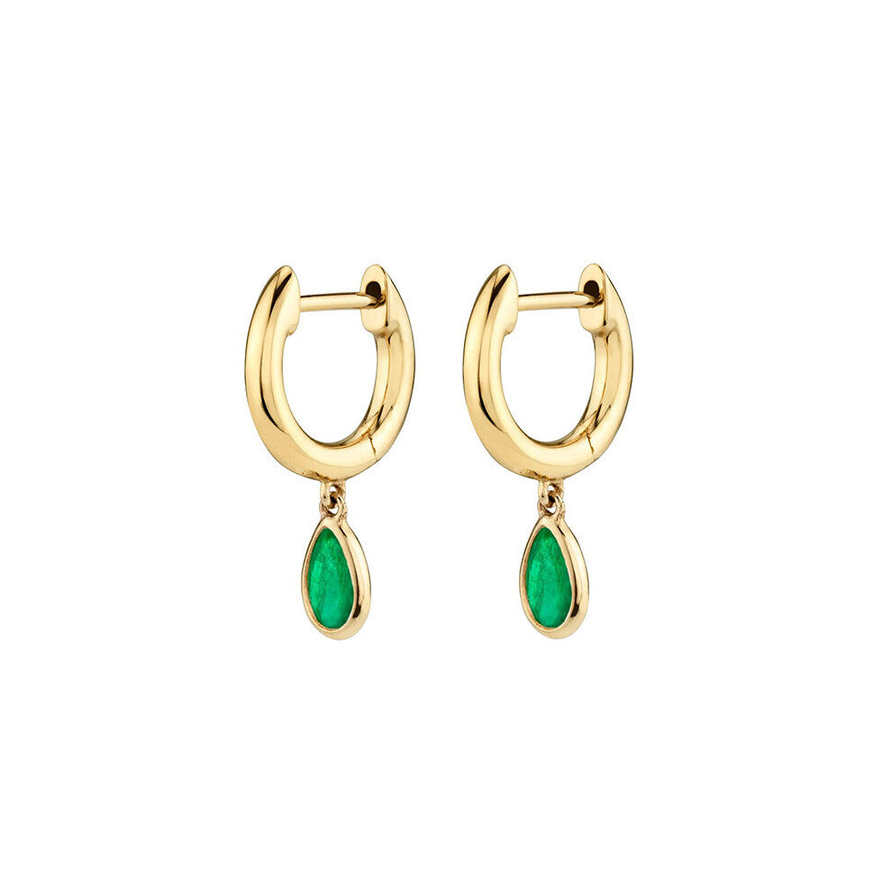 Green Zircon Stud Hoop Drop Dangle Earrings for Women Plated Ear Cuffs Women's Clip Earrings Jewelry