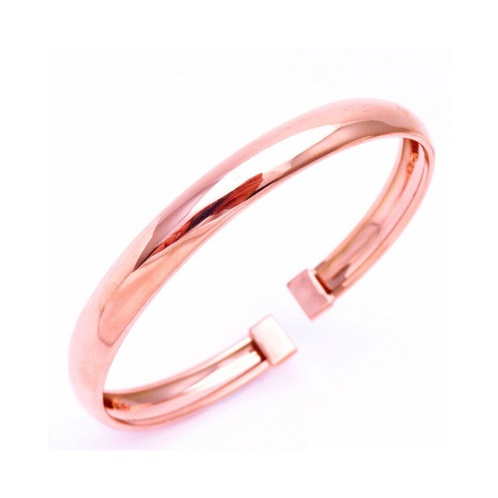 585 Purple Plated 14K Rose Classic Glossy Bracelet For Women Light Chinese Style Party Jewelry Gift