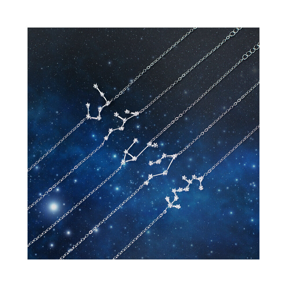 MloveAcc Arrival 925 Sterling Silver Bracelets&Bangles for Women Constellation Charm Casual Sporty Style Fine Jewelry