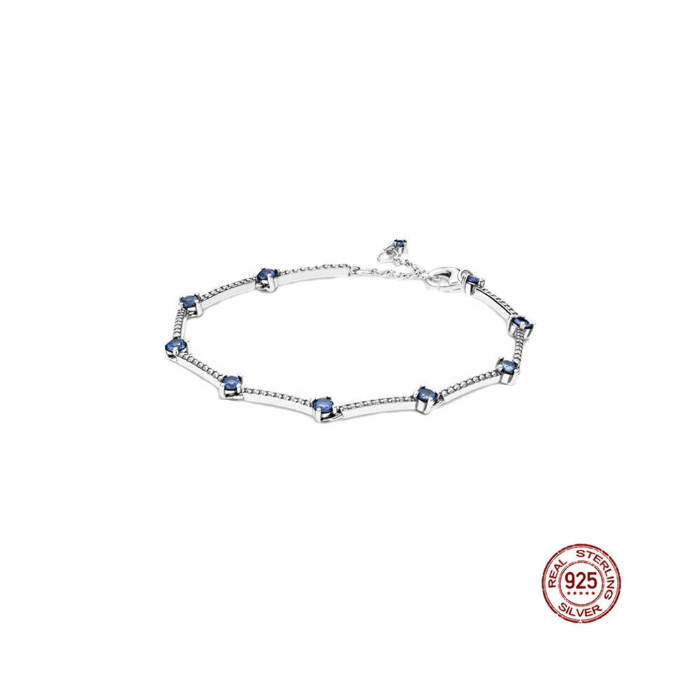 Hot charm 925 sterling silver rose chain bracelet firecracker red bracelet fit DIY