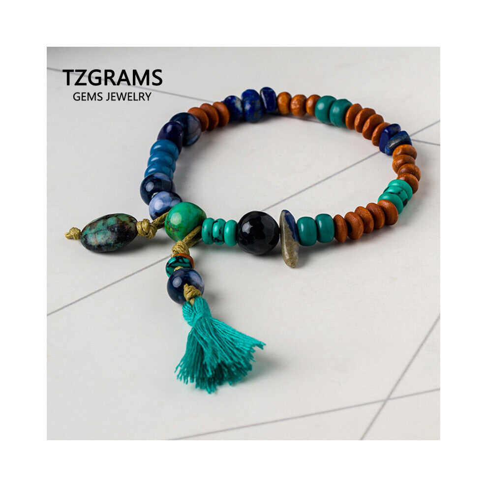 National Style Bohemian Tassled Beaded Bracelet For Women European and American Vintage Bracelet