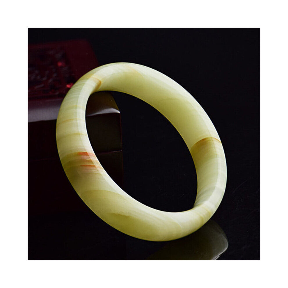Natural and Jade Hand-carved Wood Grain Wide Strip Bracelet Jewelry Men and Women Wrapped Silk Jade Bracelet