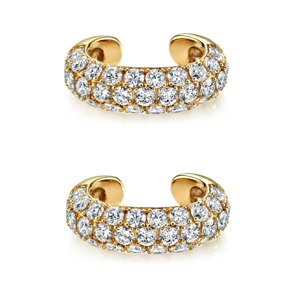 Silver Filled Dangle Earrings For Women Ear Cuffs CZ Zircon Stud Earring Party Wedding Jewelry