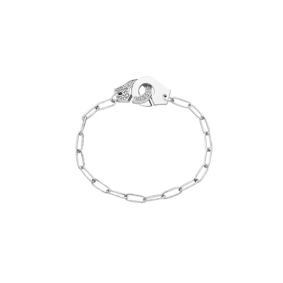 100% 925 Sterling Silver Handcuff Bracelet For Women European Couple Bracelets Menottes