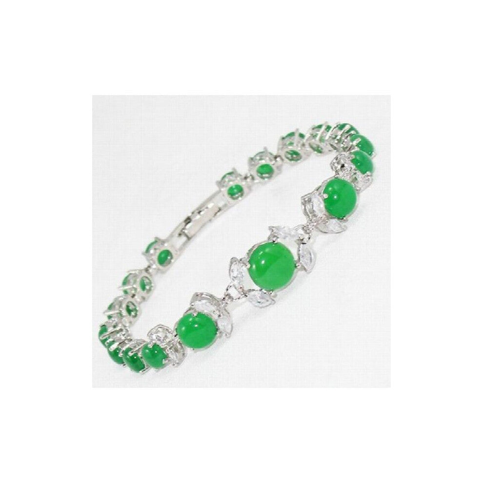 ! Green Jade Bracelet