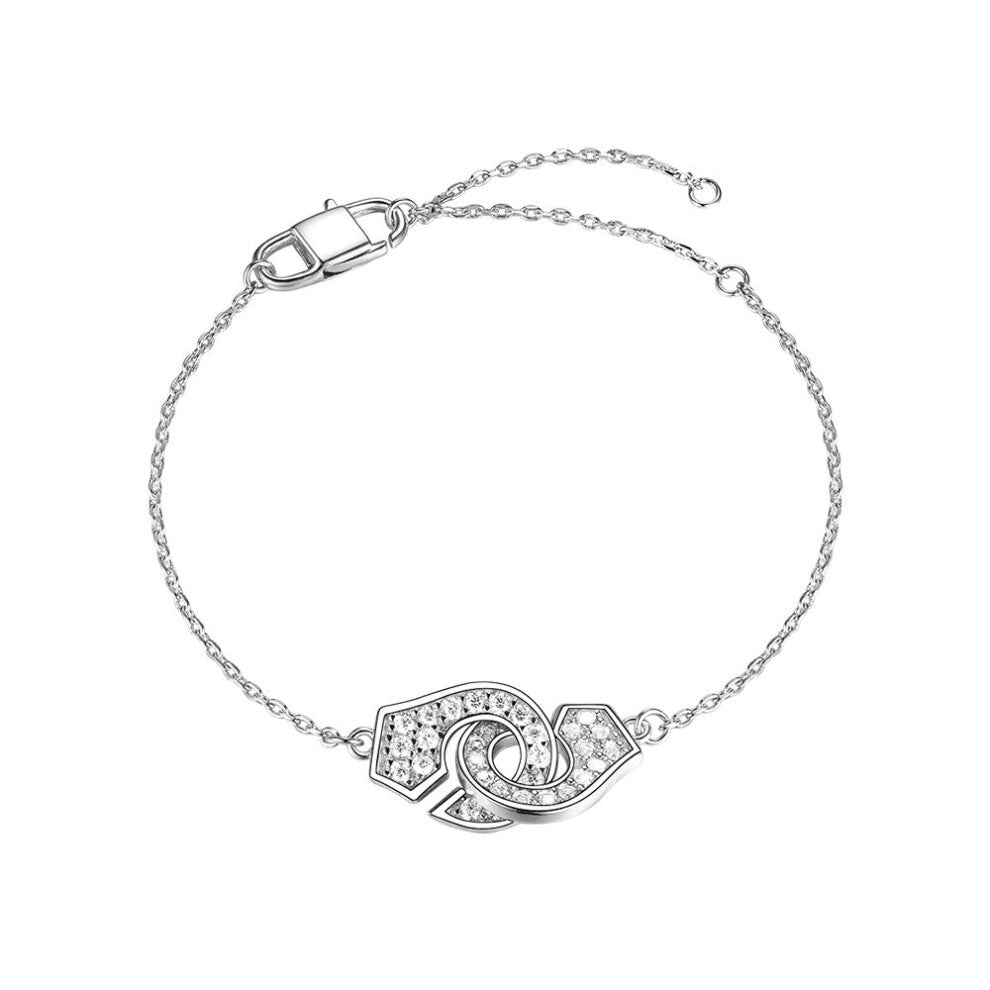 High 925 Sterling Silver Handcuff Bracelets Adjustable For Women Fine Jewelry Menottes En Argent Trends in Gift