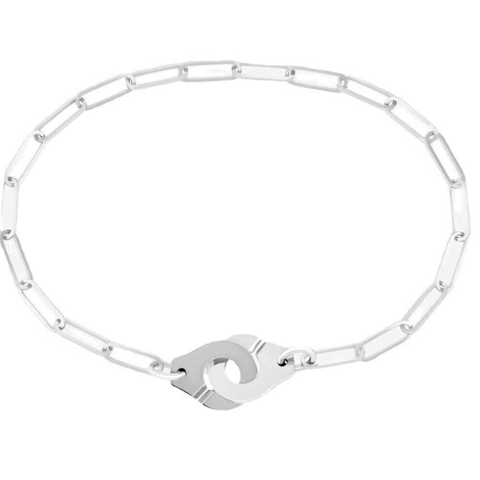 Paris Jewelry Handcuffs Bracelet Dinh Van Menottes R10 Metal Chain High Ladies Wedding Gift