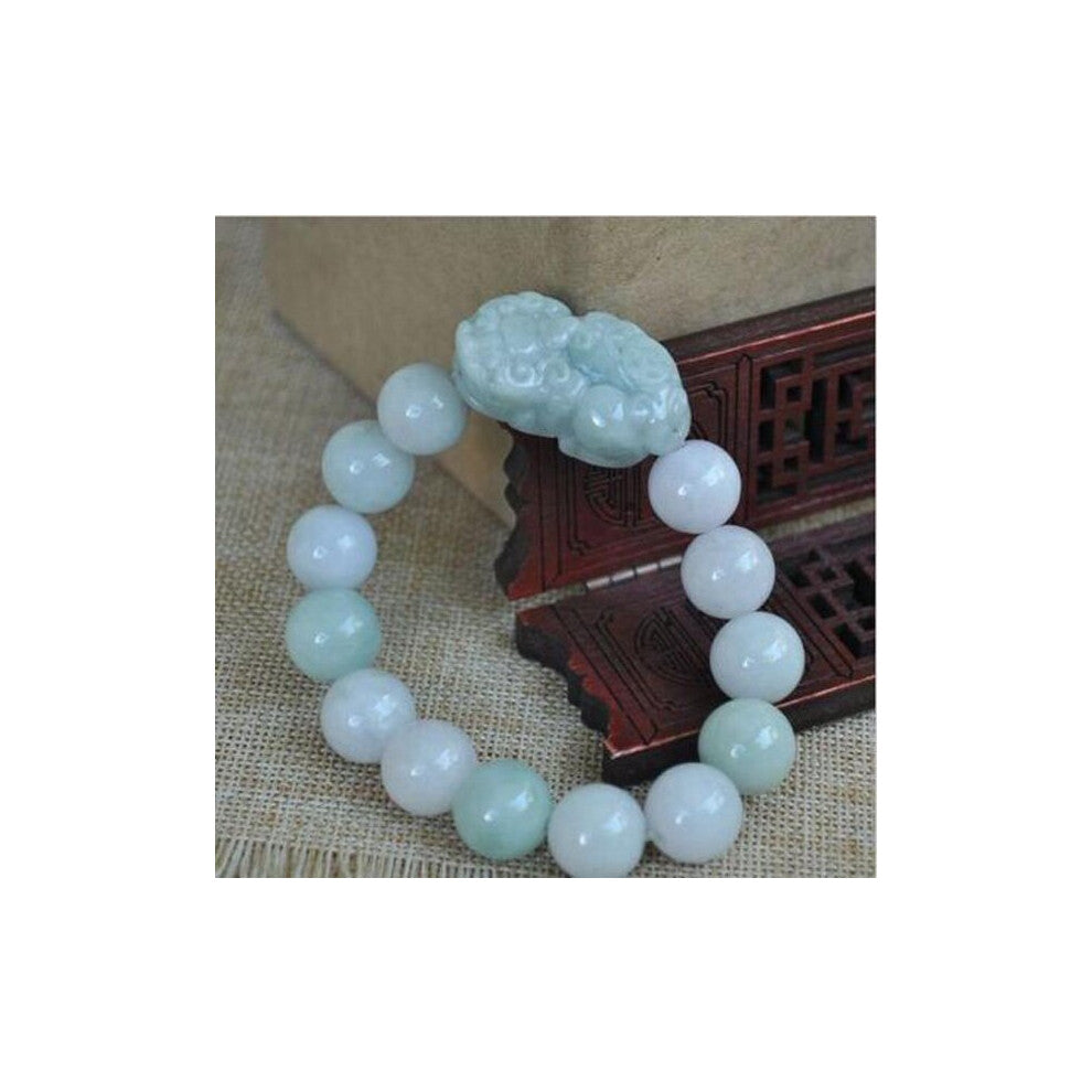 100% Natural A Emerald Jade Pendant~Brave troops Bracelet pixiu
