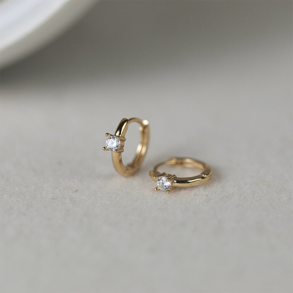 Boako 925 sterling silver Women Small Hoops Earring Piercing Ear Cartilage Tragus Thin Circle Ear Buckle jewelry