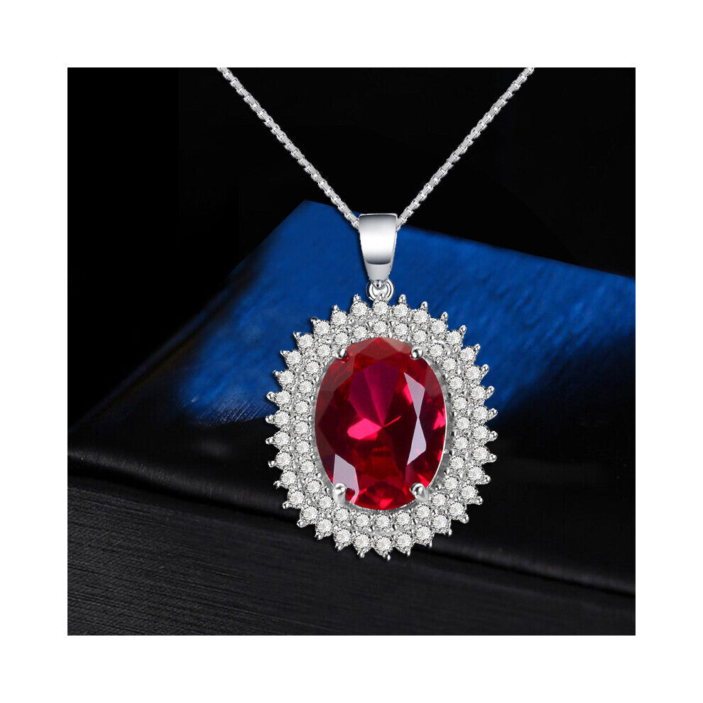 Red Zicon Necklace Brush Script Bubble Letter Iced Out Two Tone CZ Name Plate Pendant Tennis Chain Hiphop Jewelry