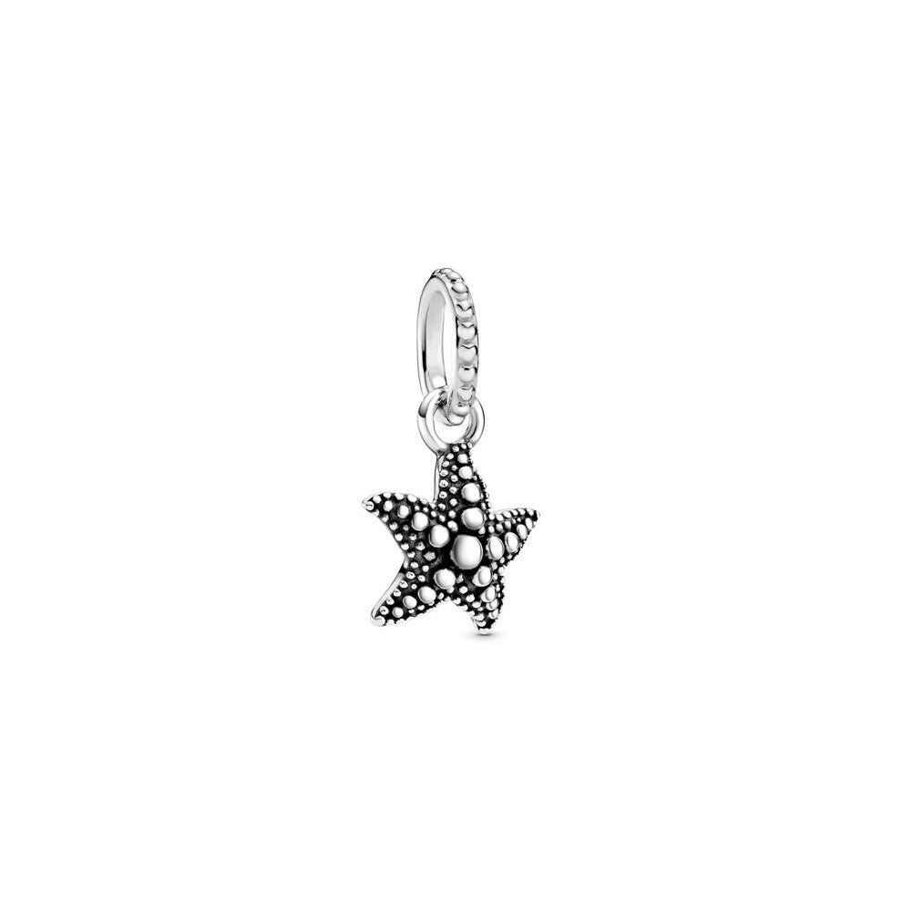 B38 Starfish Birdcage Charm 925 Sterling Silver High Jewelry Accessories