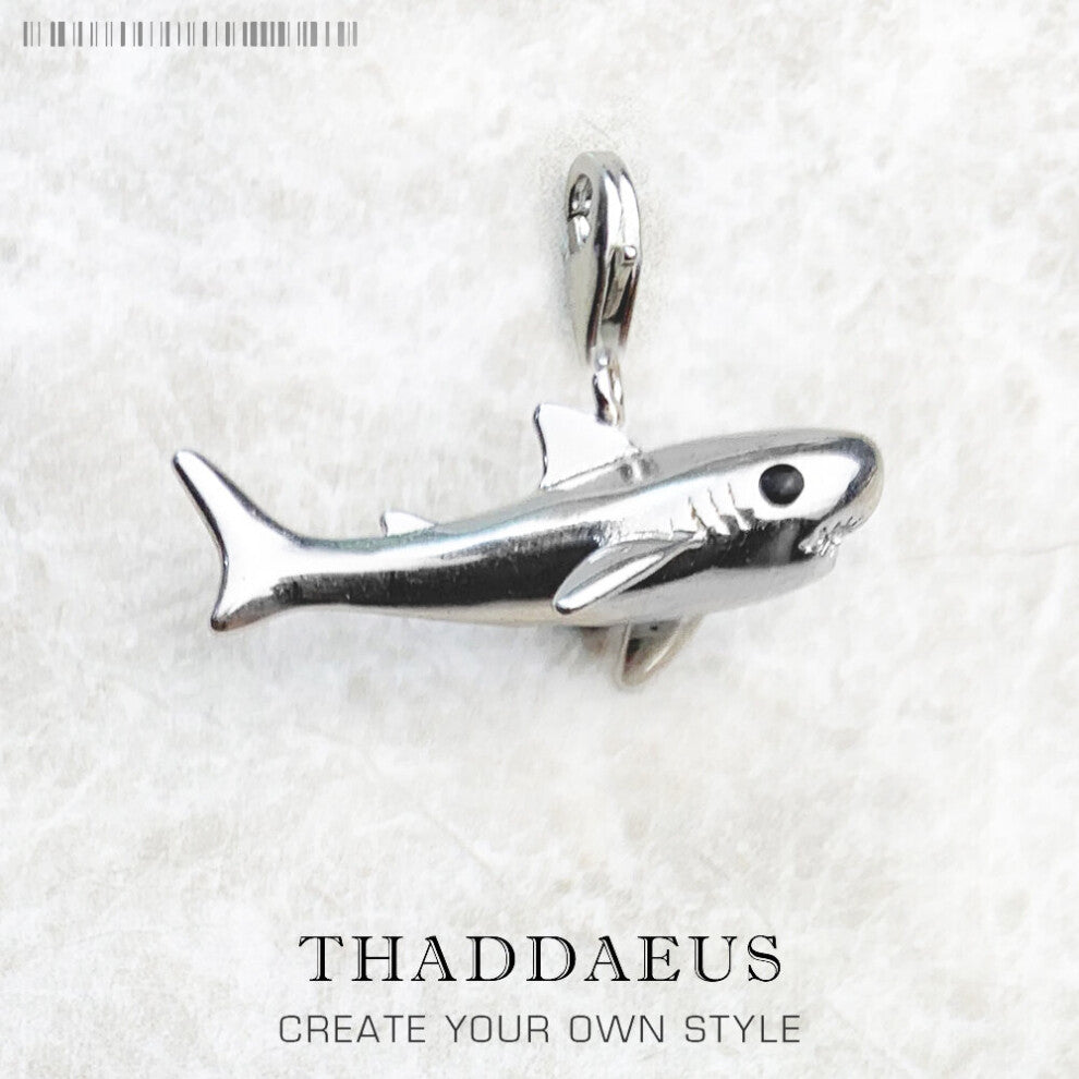 Pendant Shark Jewelry Europe Accessories 925 Sterling Silver Gift For Women Men