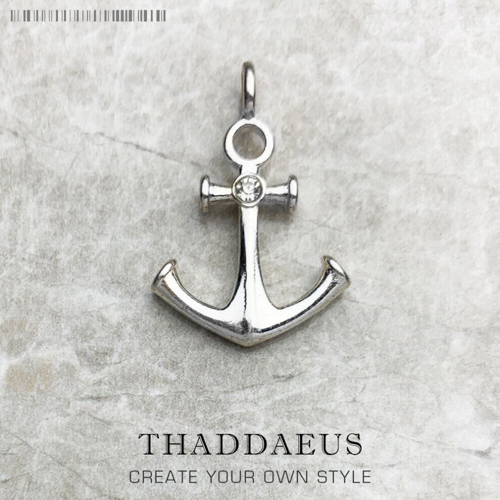 Pendant Anchor Classic Winter Jewelry Europe 925 Sterling Silver Accessories Gift For Woman & Men