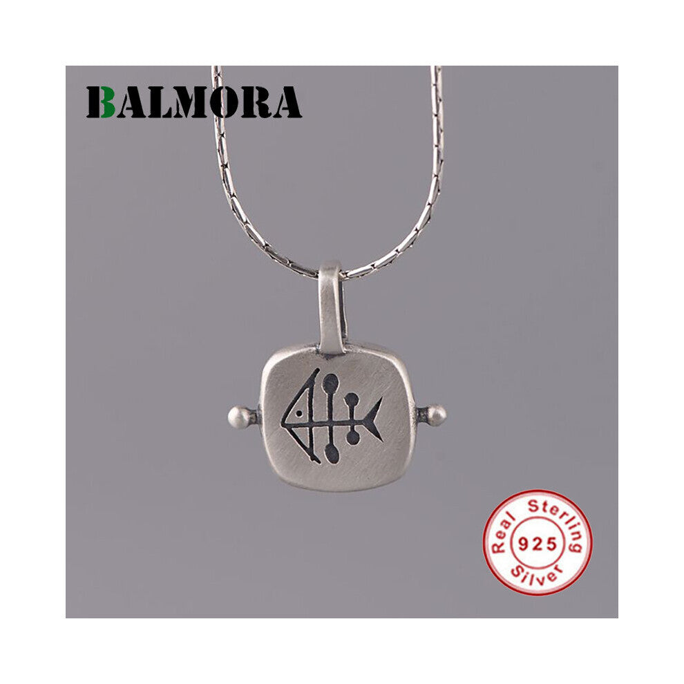 925 Real Sterling Silver Fish Pendant for Women Lover Unique Animal Pendant Charm Jewelry Accessories NO Chain