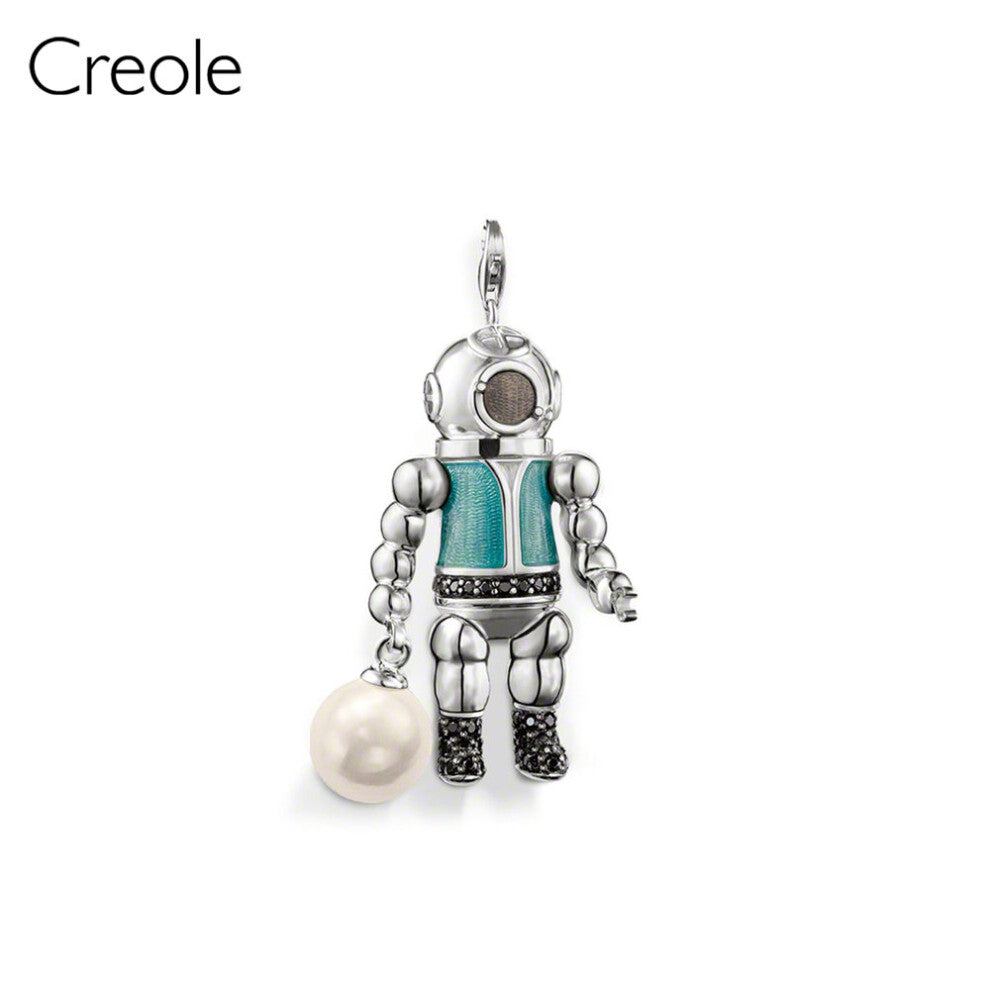 Microphone Seahorse Turtle Diver Horse Horseshoe Dragon Tooth Pendant,2019 Jewelry 925 Sterling Silver Gift for Women