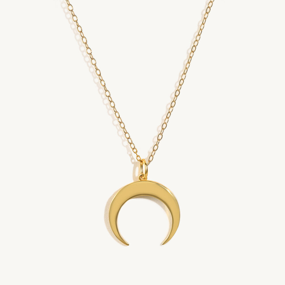 925 Sterling Silver Necklace Women Boho Moon Pendant Necklace Chain Chokers Necklace Girl Party Rainbow Zircon Collier R5