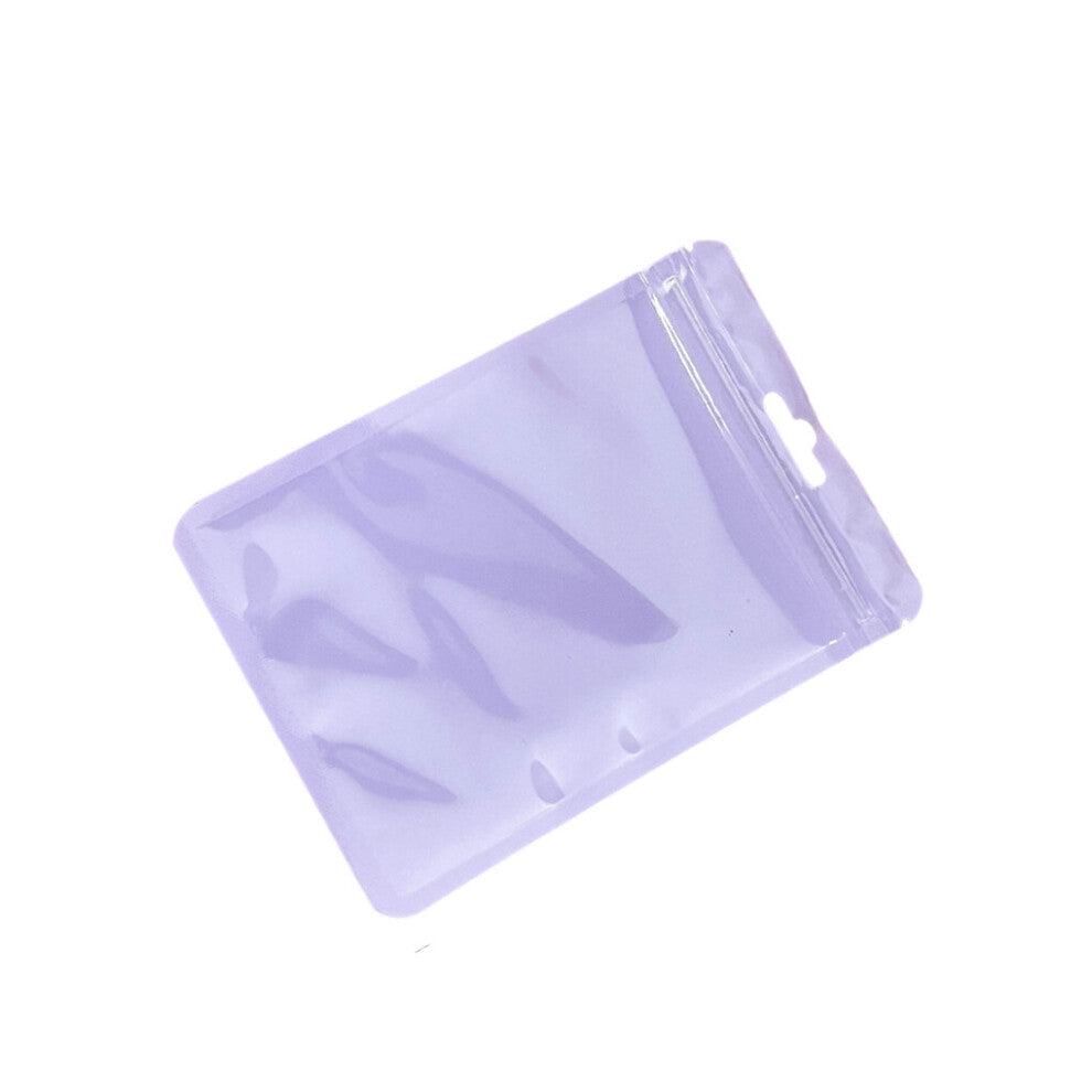 100Pcs Bags Pouches Packaging Macaron Jewelry Sealing Makeup Packing Storage Transparent Clear Accessories Cutely