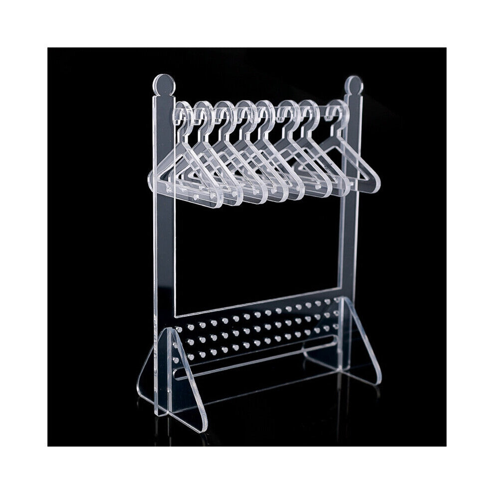 Coat Hanger Earrings Stand Organizer Hanger Shape Tabletop Jewelry Display Holder Earring Showing shelf Earrings Storage Gift