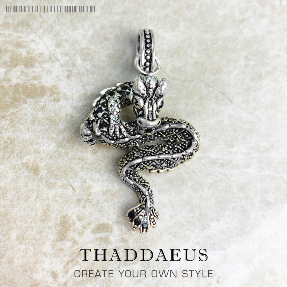 Pendant Dragon Jewelry Europe 925 Sterling Silver Accessories Gift For Woman & Men