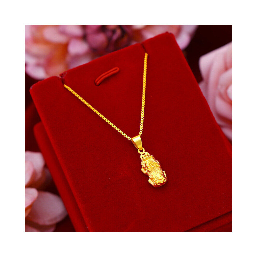 Pure Pendant Hard Sand Fancy Carp Chain Necklace Accessories for Women Lucky Mythical Animals Party Jewelry Gift