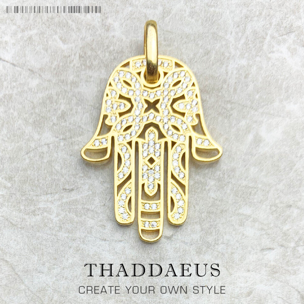 Pendant Hand of Fatima Jewelry Europe 925 Sterling Silver Accessories Gift For Women Men