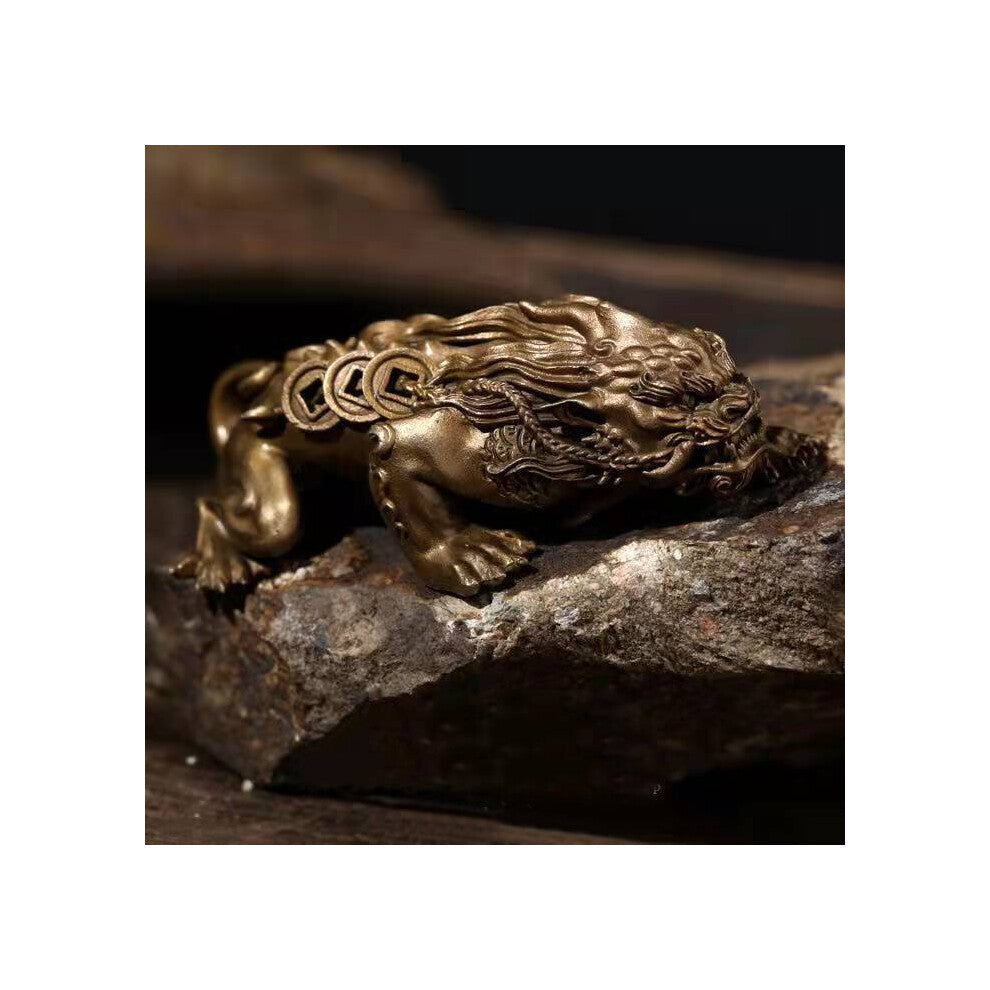 National Tide Brass Lion Head Pixiu Tianlu Pendant Darling Boutique Wealth and Blessing Gift Pendant Men's Accessories