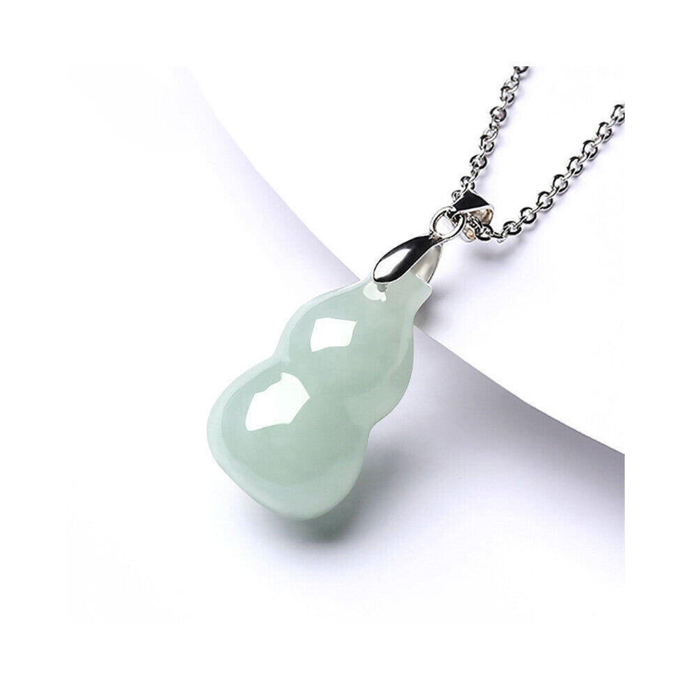 Jiale-Hand-Carved-Natural Ice Species Jade FulU Emerald Necklace Pendant Fine Jewelry Accessories for Men Women Couples Amulets