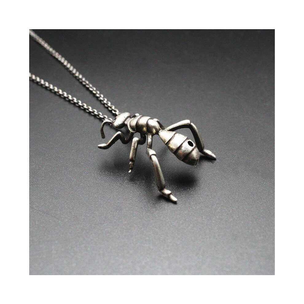 HelloLook 100% 925 Sterling Silver Pendant for Necklace Creative Ant Pendant Without Chain DIY Necklace Accessories