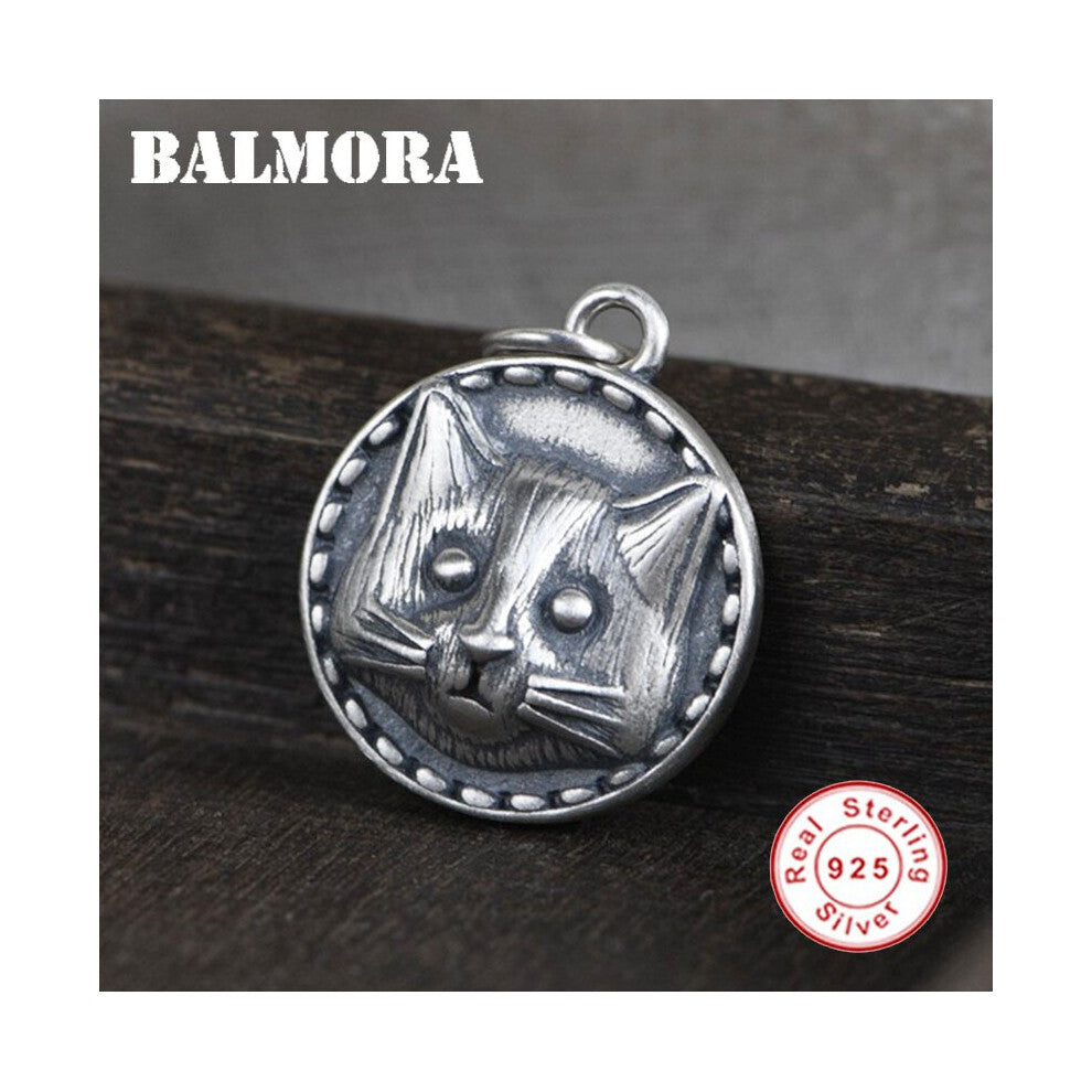 925 Pure Silver Pendant For Women Animal Cat Pendant Thai Silver Charm Jewelry Accessories Gift Without Chain