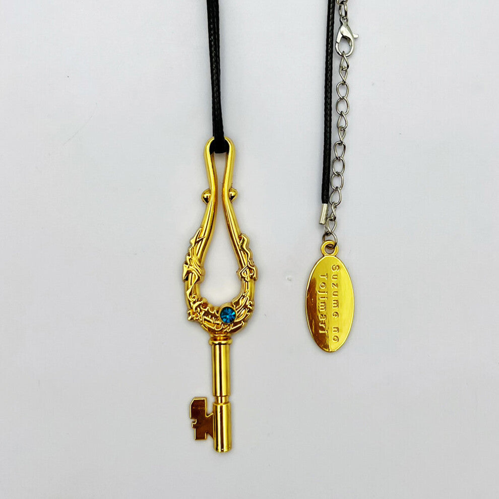Suzume No Tojimari Necklace Cosplay Anime Munakata Souta Keychain Pendant Jewelry Accessories