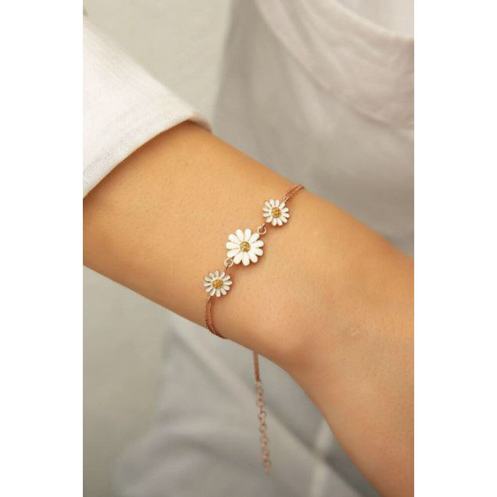 Triple Daisy Pattern Bracelet-P2009