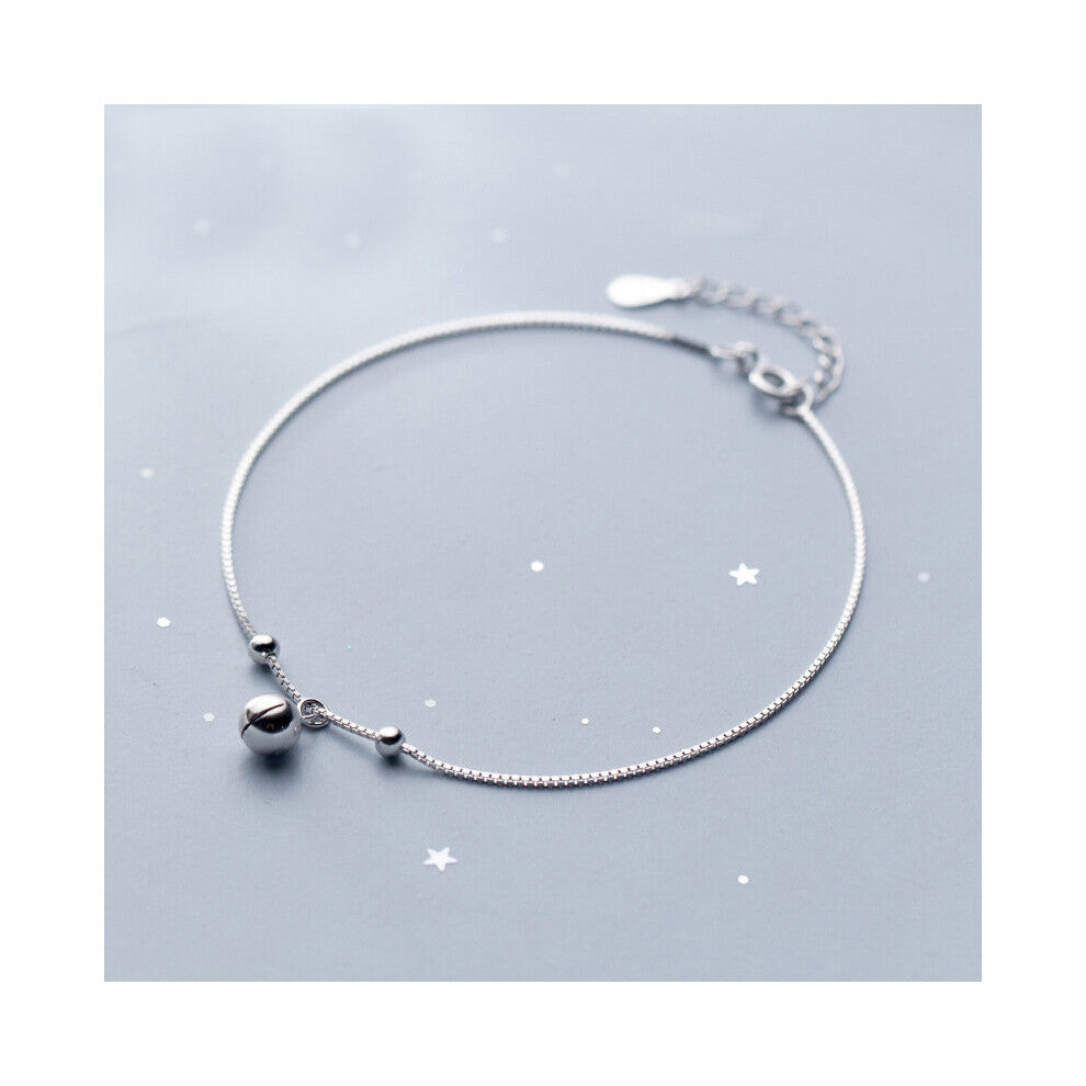 MloveAcc Ankle Bracelet 100% Real 925 Sterling Silver Bead Charm Ankles for Women Jewelry Making Women Accessories