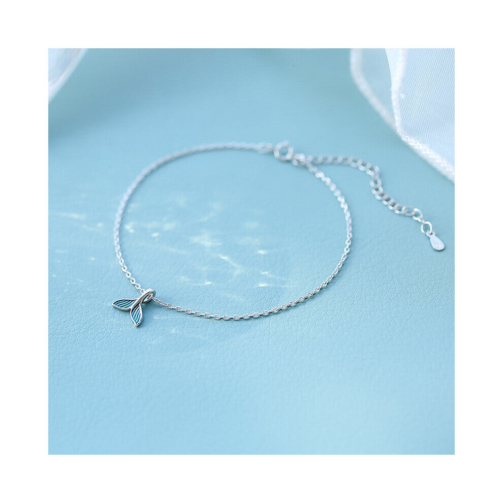 925 Sterling Silver Anklets For Women Jewelry Mermaid Tail Anklet Girl Different Occasion Accessories