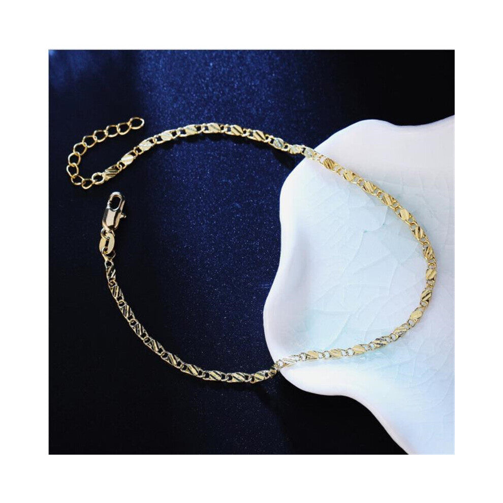 LUKENI Charm Women Chain Bracelets Jewelry 925 Sterling Silver Anklets For Girl Bride Party Accessories Gift