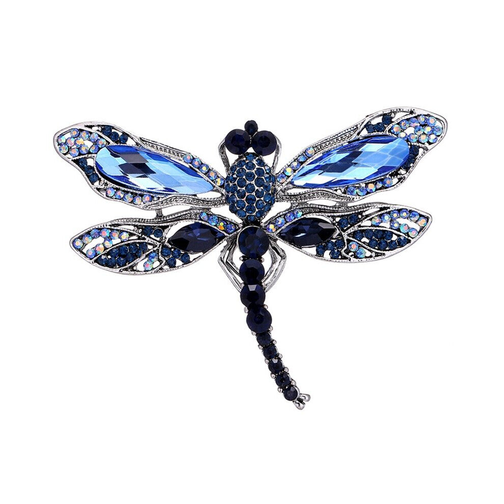 Karopel Vintage Dragonfly Brooches For Women Insect Brooch Pins Dress Coat Accessories Jewelry Gift