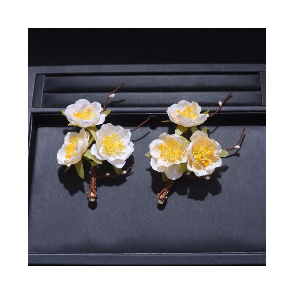 Hairpin Hanfu Hair Accessories for Girls Women Flower Hair Grips Barrette