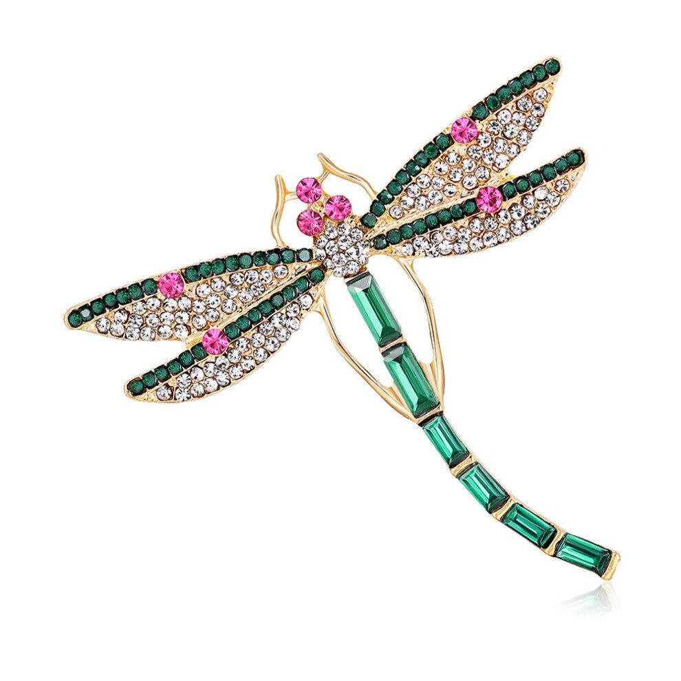Crystal Vintage Brooches for Women Insect Brooch Pin Dress Coat Accessories Jewelry