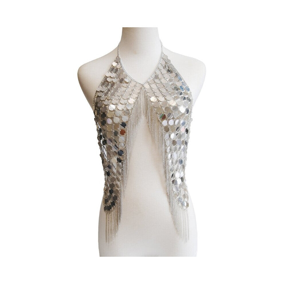 Sequin Body Chains Silver-Golden Jewelry Clothing Accessories Alloy Material