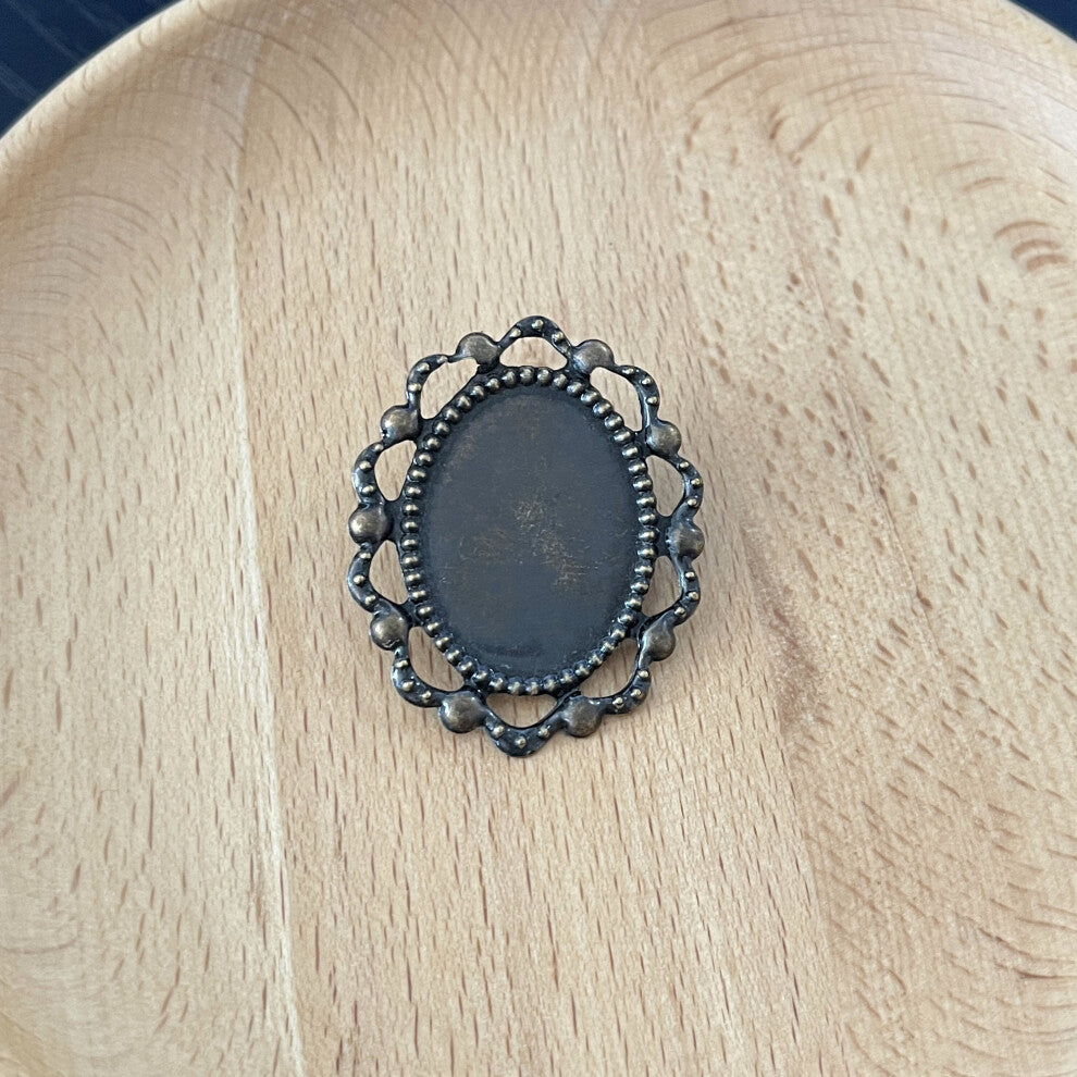 Beadsnice Iron Vintage Oval Brooch Finding Nickel and Lead Safe Jewelry Metal Accessories