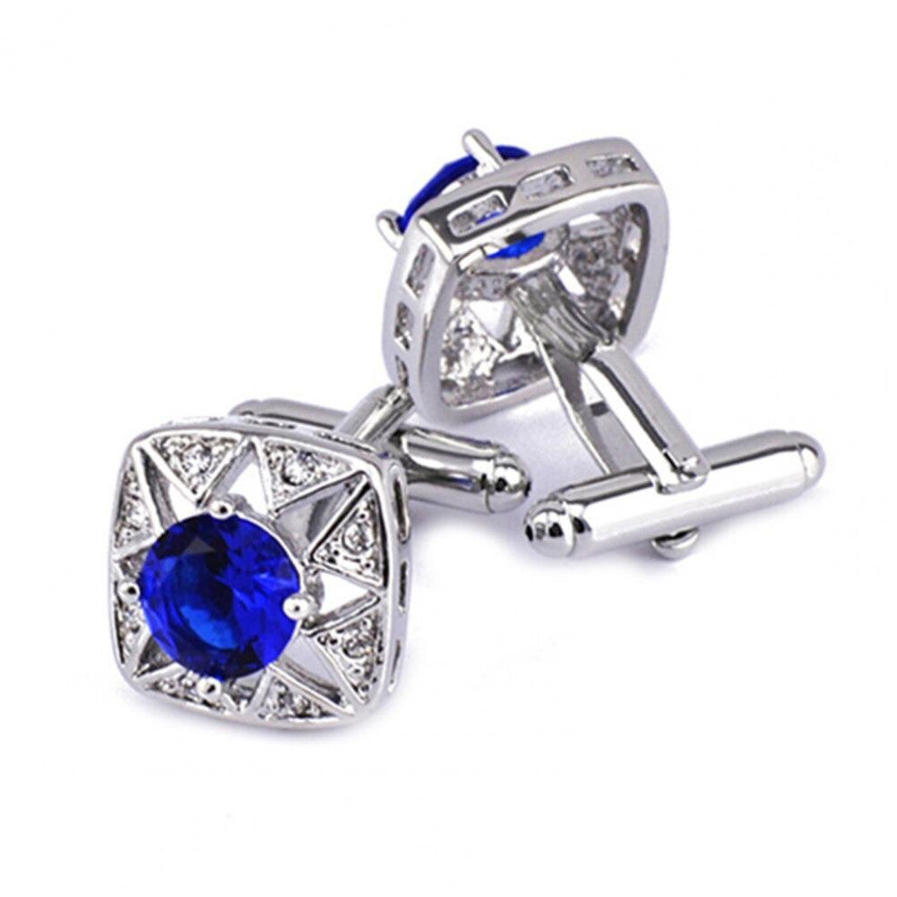 1 Pair Enamel Polishing Retro Pattern Men Cufflinks Electroplating Wear-resistant Shirt Cuff Buttons Clothing Accessories