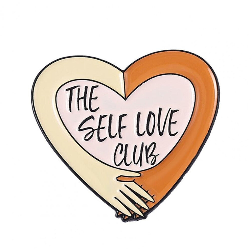 Feminist Brooch Lovely Easily Wear Good Gloss Alloy Jewelry Costume Accessories Girl Power Cartoon Lapel B