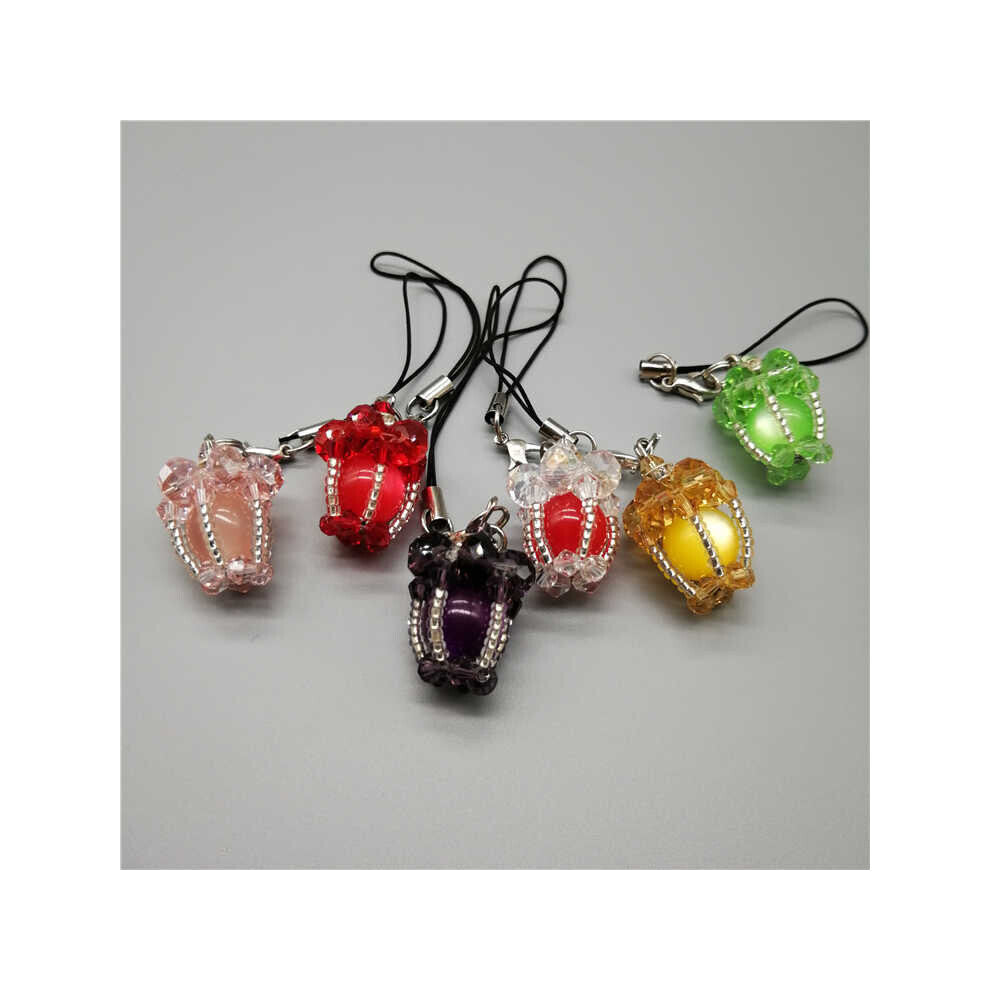 1 Pc Natural Stone Pendant Keychain Natural Quartz Stone Key Rings Pink Crystal Key Chains Accessories Jewelry Gift